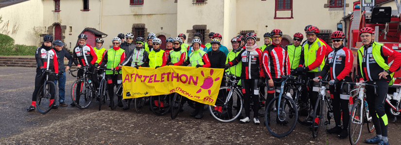 Le HAC CYCLOS présent au Téléthon 2025 de l'Hermitage